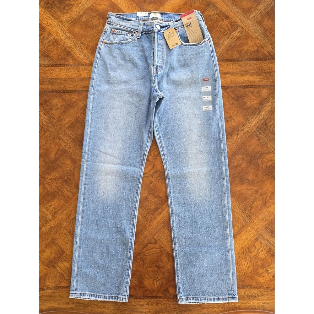 Levi's Women's 501 Curve Straight Leg Stretch Jeans - Play On Ref - 29 X 30 -NEW